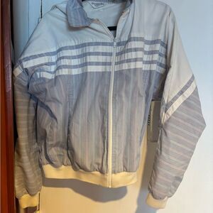 Dior Striped Jacket vintage coat bomber logo unisex